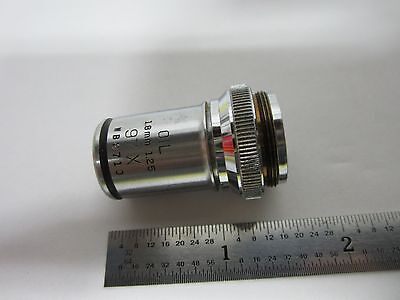 MICROSCOPE VINTAGE PART OPTICAL OBJECTIVE BAUSCH LOMB 97X OPTICS AS IS STK#E2-16