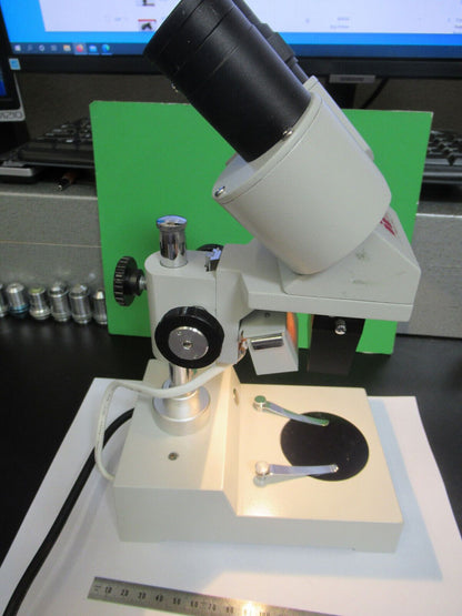 SOUTHERN PRECISION STEREO MICROSCOPE OPTICS WORKING FINE  AS PICTURED TD-3