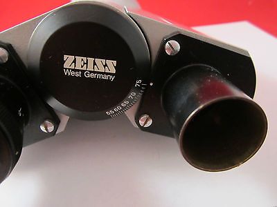 MICROSCOPE PART ZEISS GERMANY HEAD EYEPIECE HOLDER  BIN#1C