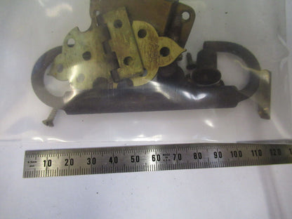 BAUSCH LOMB ANTIQUE LOCK WITHOUT KEY MICROSCOPE PART AS PICTURED #W5-B-31