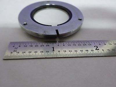 LEICA REICHERT POLYVAR COVER LENS OPTICS MICROSCOPE PART &IL-2-09