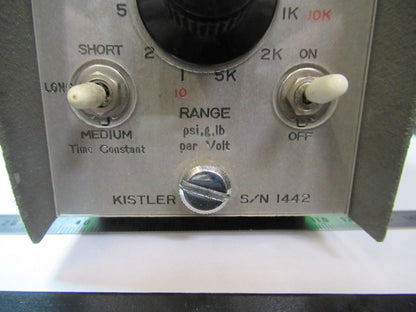 KISTLER VINTAGE CHARGE AMPLIFIER 504 for ACCELEROMETER AS PICTURED TD-4