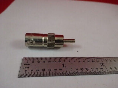 RF MICROWAVE VIDEO BNC TO AUDIO CONNECTOR ADAPTER AS IS &33-A-62