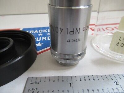 LEITZ PHACO 40X OBJECTIVE HOFFMAN MODULATION CONTRAST MICROSCOPE PART &12-A-91