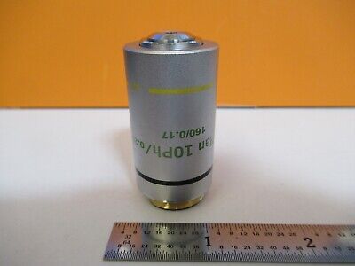 AMSCOPE PH 10X /160 OPTICS OBJECTIVE MICROSCOPE PART AS PICTURED &FT-1-A-52