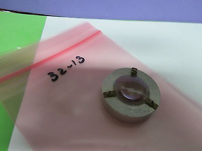 OPTICAL MICROSCOPE PART ILLUMINATOR CONVEX LENS OPTICS BIN#32-13