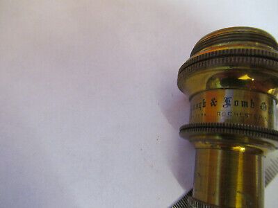 BAUSCH LOMB ANTIQUE 1/6 OBJECTIVE LENS MICROSCOPE PART AS PICTURED &A2-FT-76