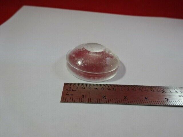 OPTICAL PRE-FORM RAW GLASS PLANO CONVEX LENS OPTICS AS PICTURED &92-86