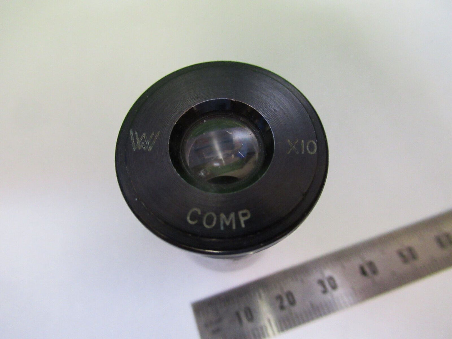 WATSON LONDON UK EYEPIECE 10X COMP OPTICS MICROSCOPE  PART AS PICTURED #H9-C-16