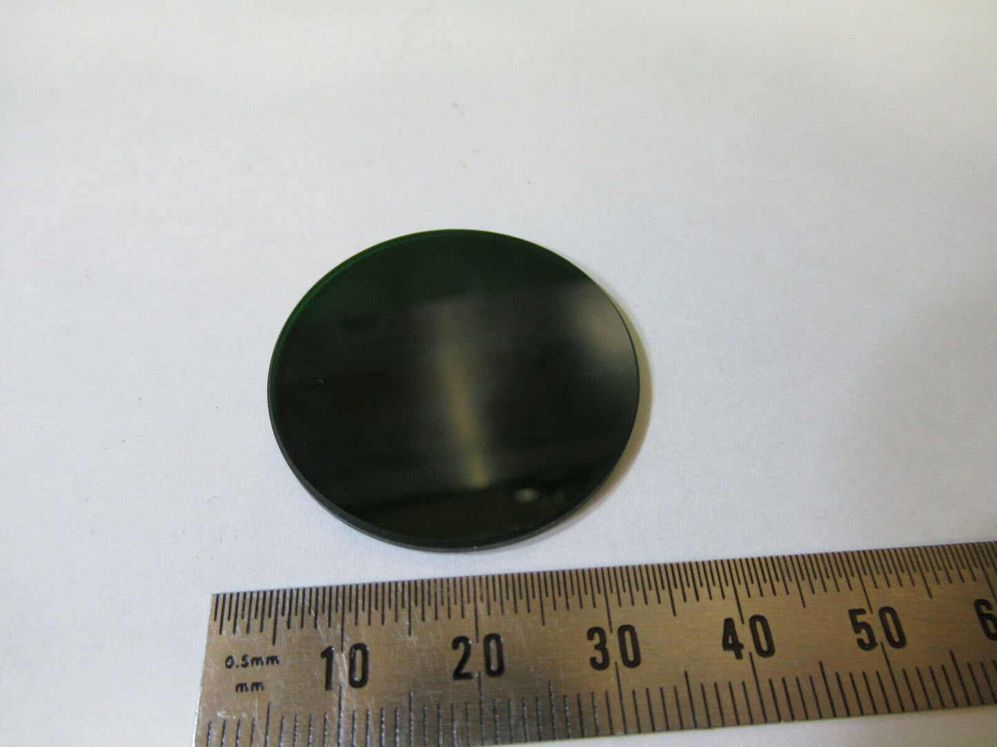 NIKON GREEN GLASS FILTER OPTICS MICROSCOPE PART AS PICTURED #22-A-35