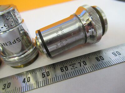 ASSORTED OBJECTIVES LOT MICROSCOPE PART AS PICTURED P5-B-36A