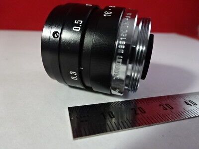 OPTICAL TAMRON JAPAN FOCUSING LENS + IRIS DIAPRAGM OPTICS AS IS &S8-B-17