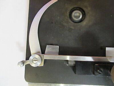 BAUSCH LOMB ANTIQUE STAGE TABLE XY  MICROSCOPE PART AS PICTURED P6-A-174