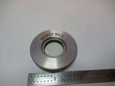 QUARTZ No. 1 RETARDATION LAMBDA OPTICS MICROSCOPE PART AS PICTURED &W8-A-12