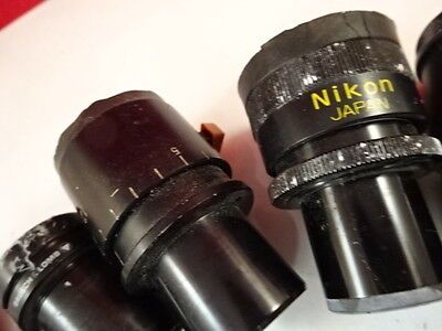 FOR PARTS MICROSCOPE PART LOT EYEPIECES OCULAR OPTICS AS IS BIN#T1-B-08