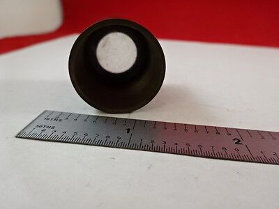 ANTIQUE BRASS MOUNTED LENS MICROSCOPE PART OPTICS #L9-B-31