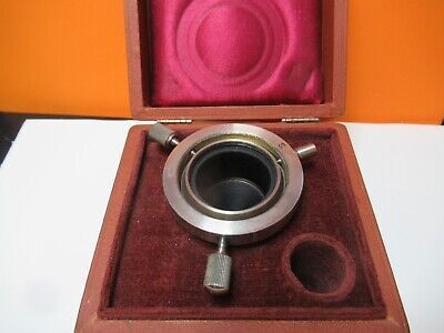 ANTIQUE LEITZ WETZLAR CONDENSER DUNKELFELD MICROSCOPE PART AS PICTURED &16-B-06