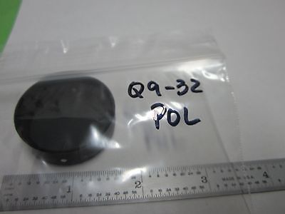 OPTICAL MICROSCOPE PART LARGE POLARIZER OPTICS BIN#Q9-32