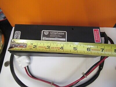 UNIPHASE LASER HV POWER SUPPLY HELIUM NEON 3500V 6.5mA AS PICTURED &H8-FT-01