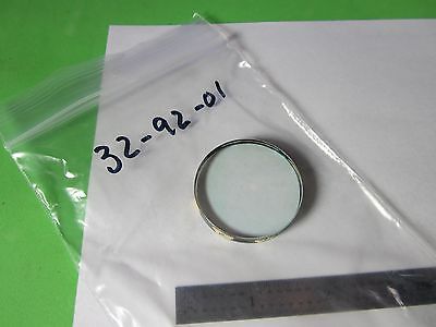 OPTICAL COATED FILTER CENTER FEATURE LASER OPTICS  #32-92-01