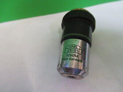 ZEISS GERMANY PHASE PH1 16X /160 OBJECTIVE MICROSCOPE PART AS PICTURED &Q9-A-94