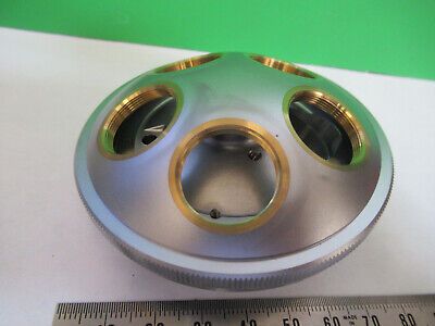 OLYMPUS JAPAN QUINTUPLE NOSEPIECE MICROSCOPE PART AS PICTURED &A9-B-01