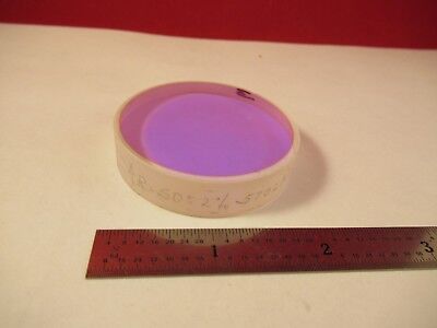 OPTICAL FLAT SPECTRA PHYSICS FUSED SILICA DICHROIC OPTICS AS PICTURED &92-A-22