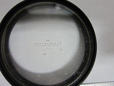 OPTICAL MICROSCOPE PART MEASUREMENT TARGET RETICLE OPTICS AS IS BIN#Q7-81