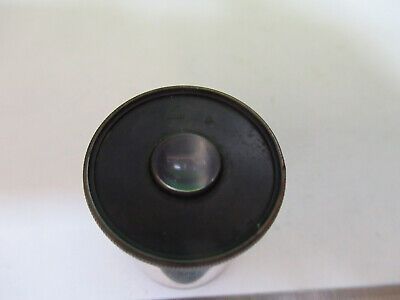 ANTIQUE ERNST LEITZ GERMANY  EYEPIECE "4" MICROSCOPE PART AS PICTURED Q9-A-55