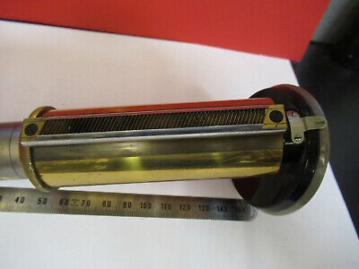 ANTIQUE LEITZ WETZLAR GERMANY TUBUS + NOSE MICROSCOPE PART AS PICTURED &B1-B-14