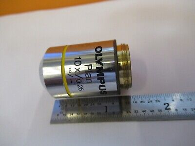 OLYMPUS JAPAN OBJECTIVE 10X INFINITY OPTICS MICROSCOPE PART AS PICTURED Q6-A-53