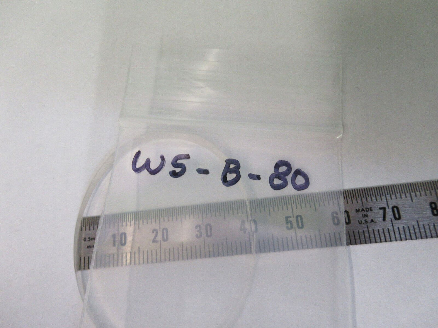 OPTICAL UNCOATED ELLLIPTICAL PLATE GLASS OPTICS AS PICTURED &W5-B-80