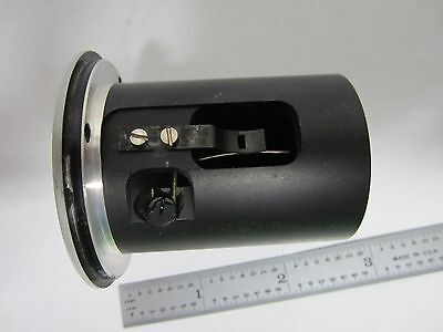 OPTICAL MICROSCOPE PART ZEISS GERMANY SLIDE HOLDER OPTICS BIN#H8-L-03