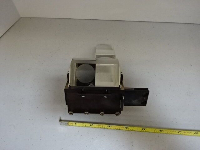 MICROSCOPE PART LEICA REICHERT POLYVAR HEAD MET PRISM OPTICS AS IS #AJ-05