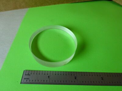 OPTICAL UNCOATED FLAT GLASS LENS PART OPTICS #84-A-03