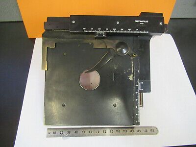 OLYMPUS JAPAN CH TABLE XY STAGE MICROSCOPE PART AS PICTURED &W3-B-70