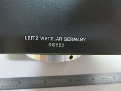 MICROSCOPE PART LEITZ GERMANY HEAD OPTICS AS IS BIN#66-12