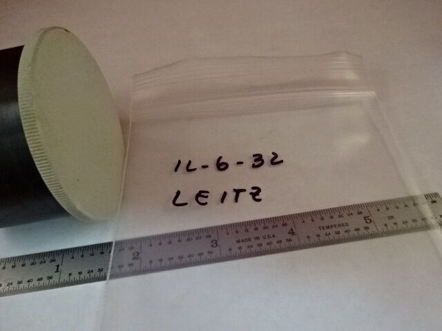 MICROSCOPE PART LEITZ GERMANY LAMP CONCAVE MIRROR SPARE OPTICS AS IS #IL6-32