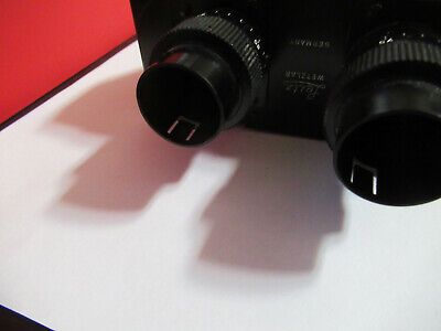 LEITZ GERMANY BINOCULAR HEAR OPTICS MICROSCOPE PART AS PICTURED &100-FT-34