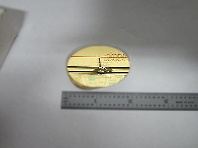 MICROSCOPE OPTICAL GOLD PLATED MIRROR EDMUNDS LASER OPTICS AS IS BIN#M1-10