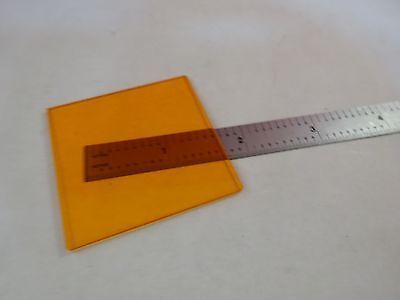 ORANGE GLASS FILTER PART OPTICS &C6-A-19