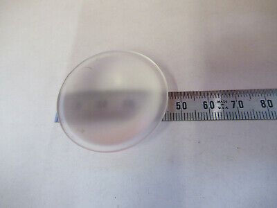 OPTICAL PLANO CONVEX PL CX DIFFUSER LENS MICROSCOPE PART AS PICTURED &Q3-B-81