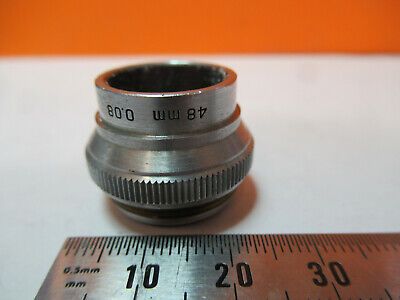 BAUSCH LOMB OBJECTIVE 48mm MICROSCOPE PART LENS OPTICS AS PICTURED  #P4-A-21