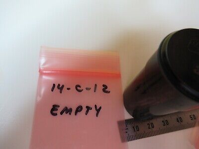 EMPTY ANTIQUE BRASS OBJECTIVE CAN CARL ZEISS a* MICROSCOPE AS PICTURED &14-C-12