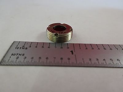 MICROSCOPE PART SMALL MOUNTED FILTERS OPTICS AS IS BIN#L3-E-28