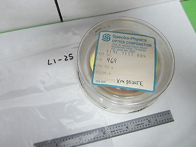 OPTICAL SPECTRA PHYSICS FLAT DICHROIC MIRROR ZERODUR LASER OPTICS AS IS BN#L1-25