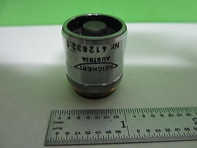 FOR PARTS MICROSCOPE OBJECTIVE REICHERT AUSTRIA EPI 6.3X OPTICS AS IS BIN#T3-41