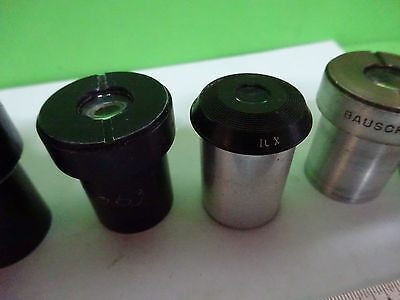 FOR PARTS MICROSCOPE PART EYEPIECES BAUSCH LOMB OPTICS AS IS BIN#11-A-23