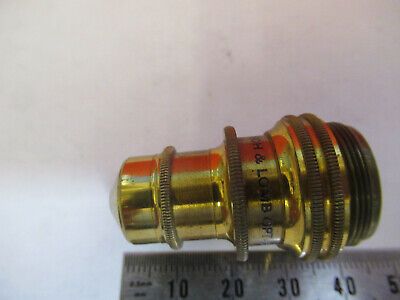 ANTIQUE BRASS BAUSCH LOMB OBJECTIVE 1.9mm MICROSCOPE PART AS PICTURED #F6-B-91