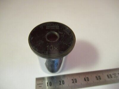 WILD HEERBRUGG SWISS OPTICS 10X EYEPIECE MICROSCOPE PART as pictured &W2-A-79